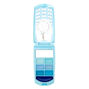 Snowflake Bling Flip Phone Lip Gloss Set - Blue,