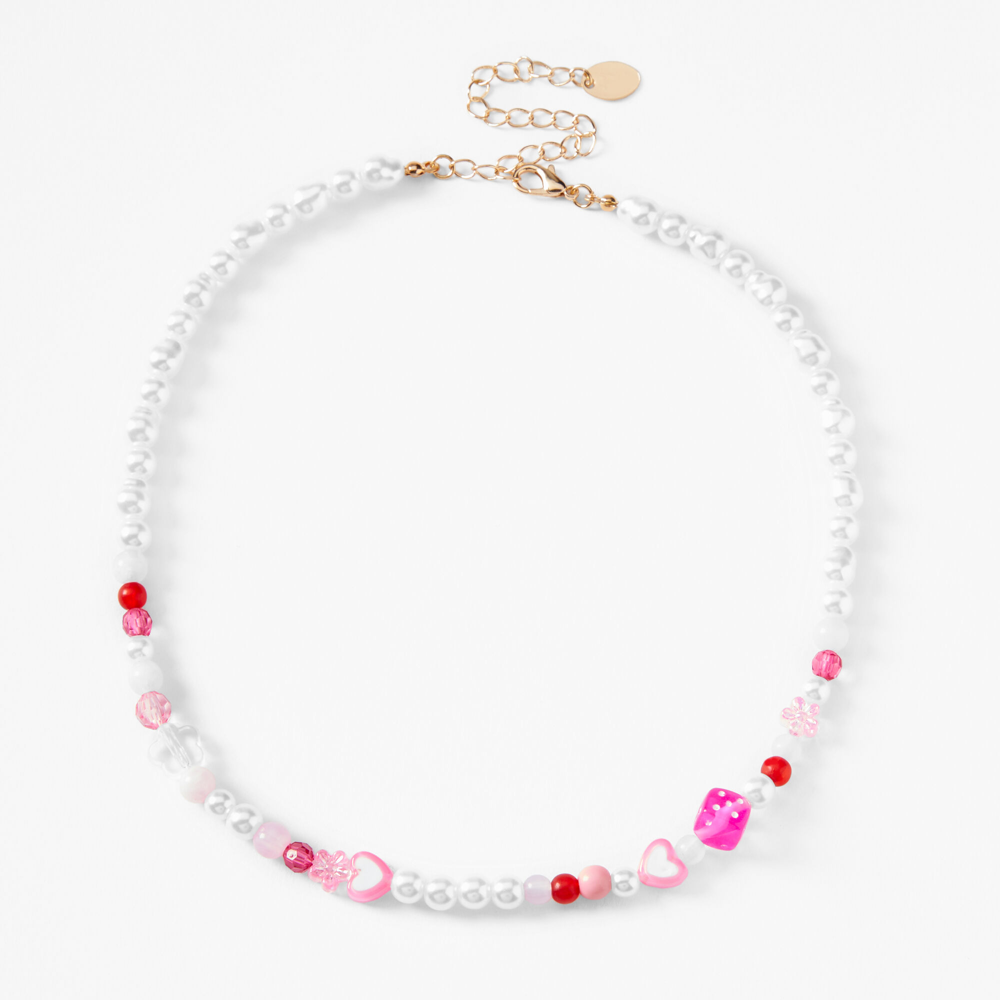 Pearl store choker claire's