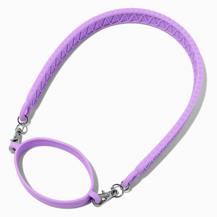 Purple Silicone Water Bottle Handle,