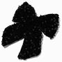 Black Sequin Hair Bow Clip,