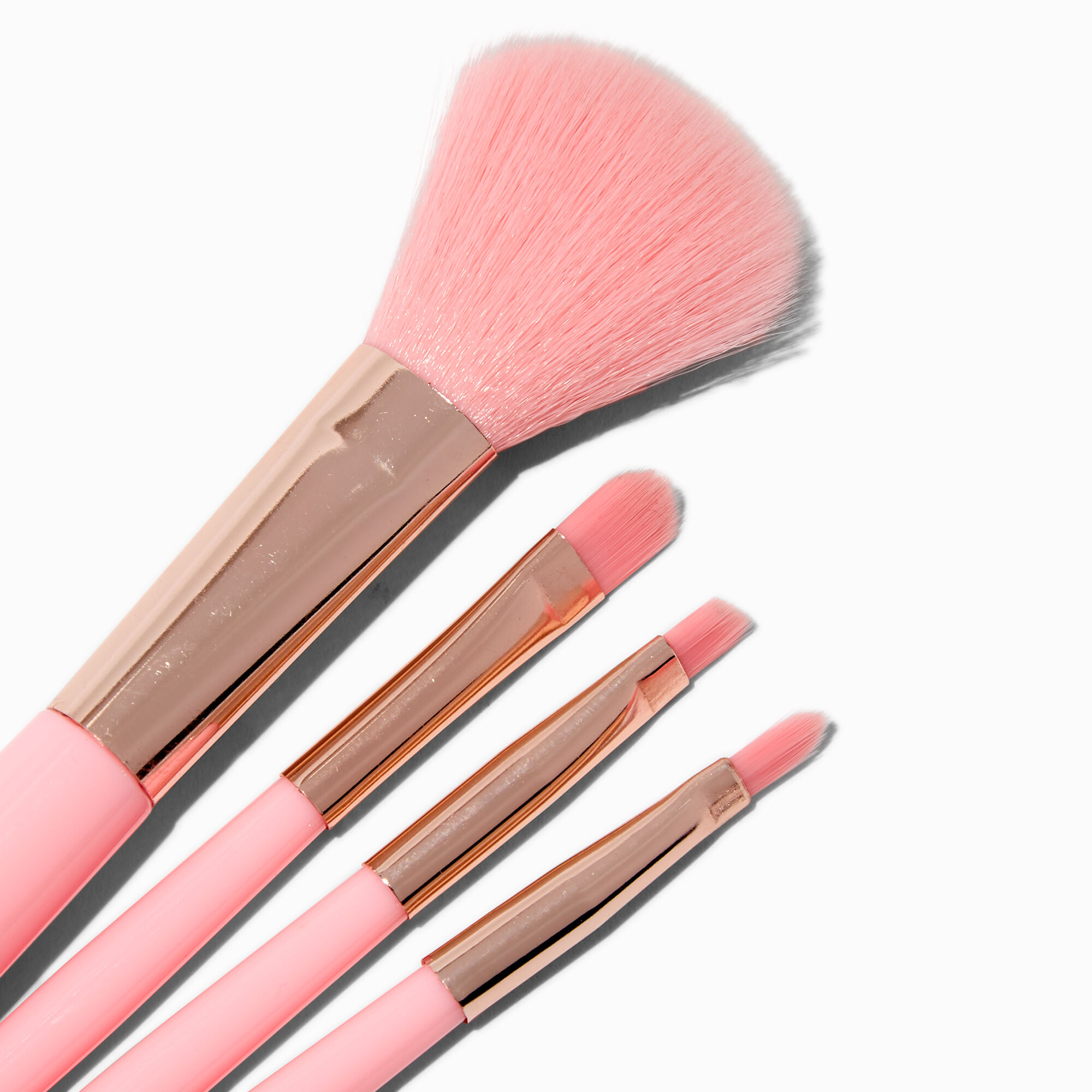 Pink Mini Makeup Brush Set - 4 Pack