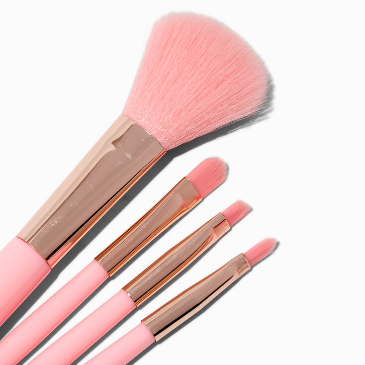 Pink Mini Makeup Brush Set - 4 Pack,