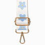 Blue Daisy Crossbody Bag Strap,