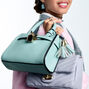Mint Green Tassel Small Crossbody Satchel,