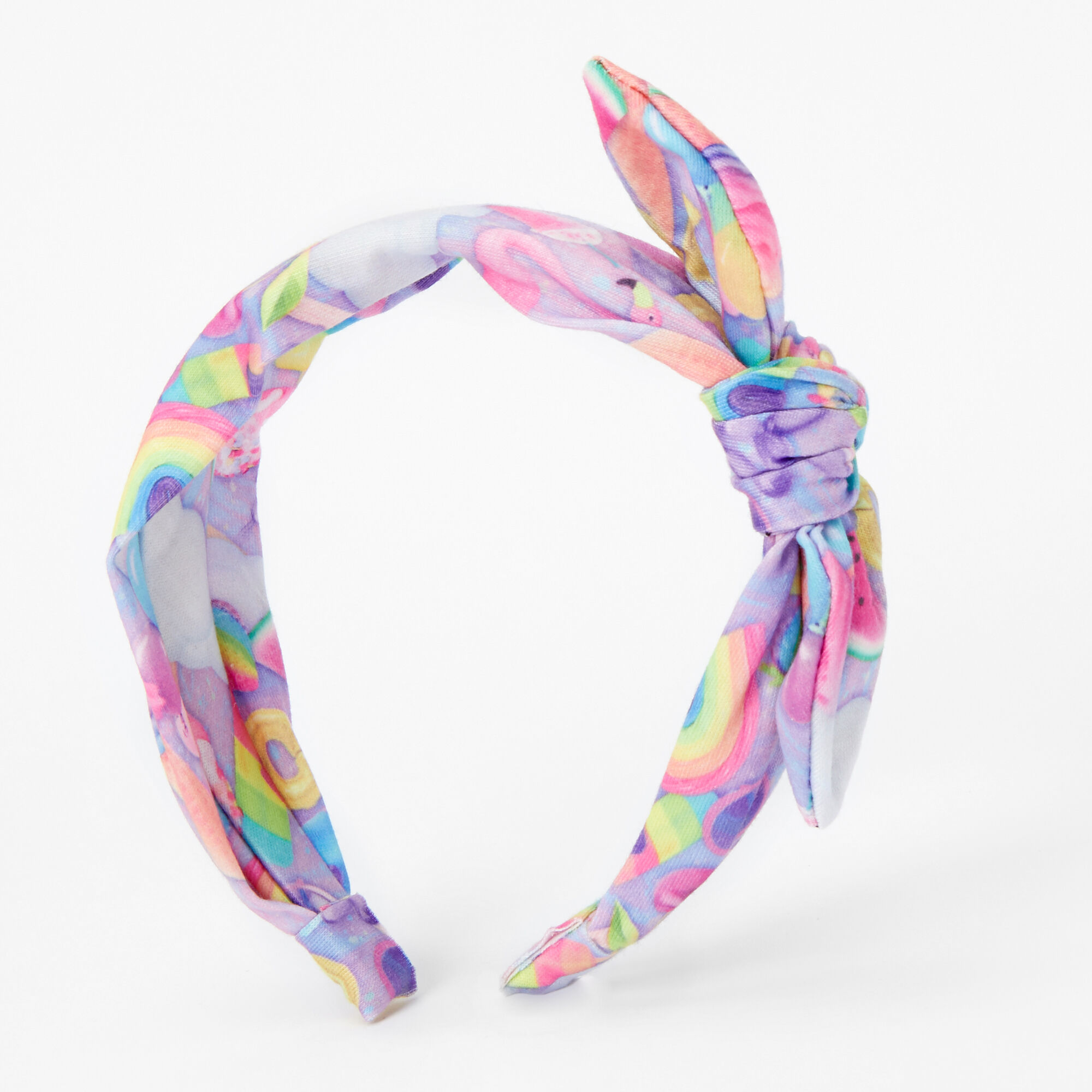 Summer Fruit Knotted Bow Headband,