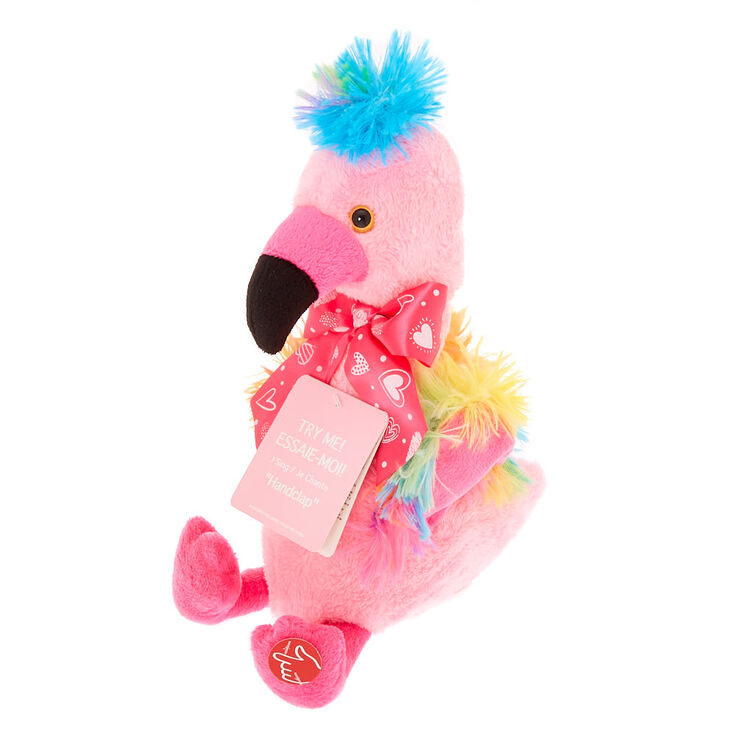 Claire&#39;s Club Dancing &amp; Singing Flamingo Soft Toy,
