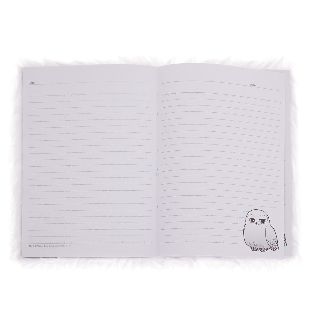 Harry Potter™ Hedwig Soft A5 Notebook with Mini Notebook – White,