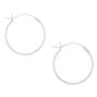 Sterling Silver 18MM Hoop Earrings,
