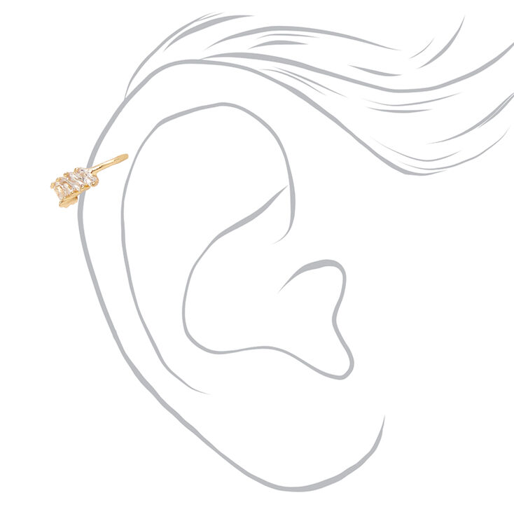 Gold Embellished Cartilage Hoop,