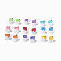 Rainbow Bubble Tea Stud Earrings - 9 Pack,