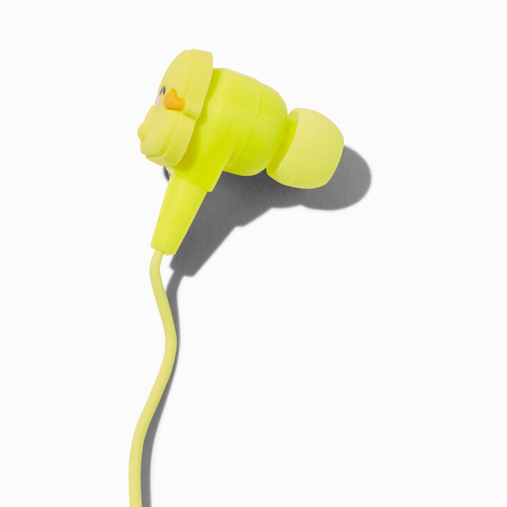 Yellow Chick Silicone Earbuds &amp; Winder,