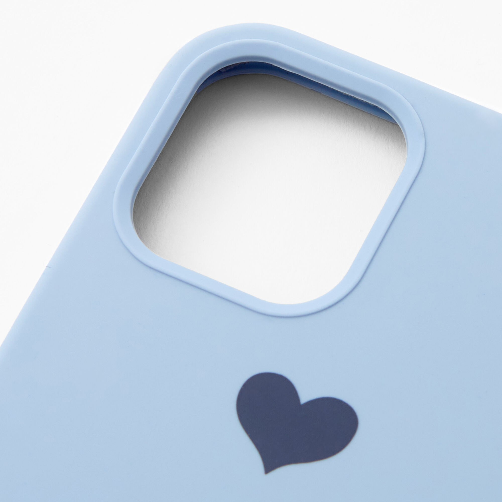 Baby Blue Heart Phone Case - Fits iPhone 12/12 Pro,