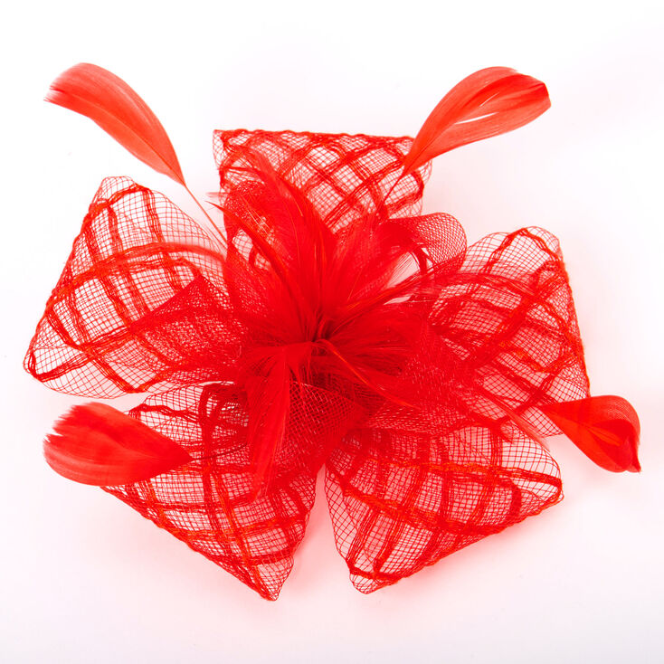 Claire's Bibi pour cheveux motif croisé - Rouge