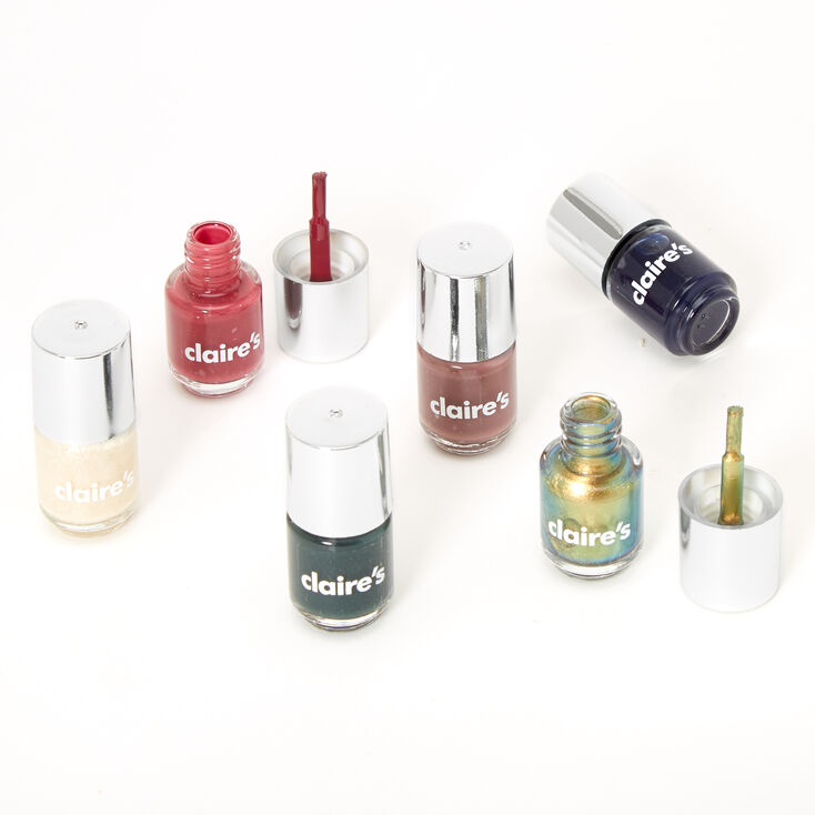 Claire's Lot de mini vernis à ongles safari - Lot de 6
