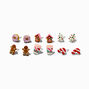 Holiday Treats Stud Earrings - 6 Pack,