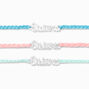 Best Friends Pastel Sister Stretch Friendship Bracelets - 3 Pack,