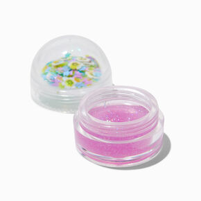 Claire&#39;s Club Purple Shaker Lip Gloss Pot,