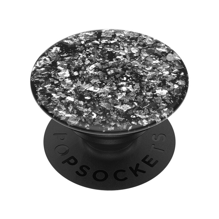 PopSockets Swappable PopGrip - Black Foil Confetti,