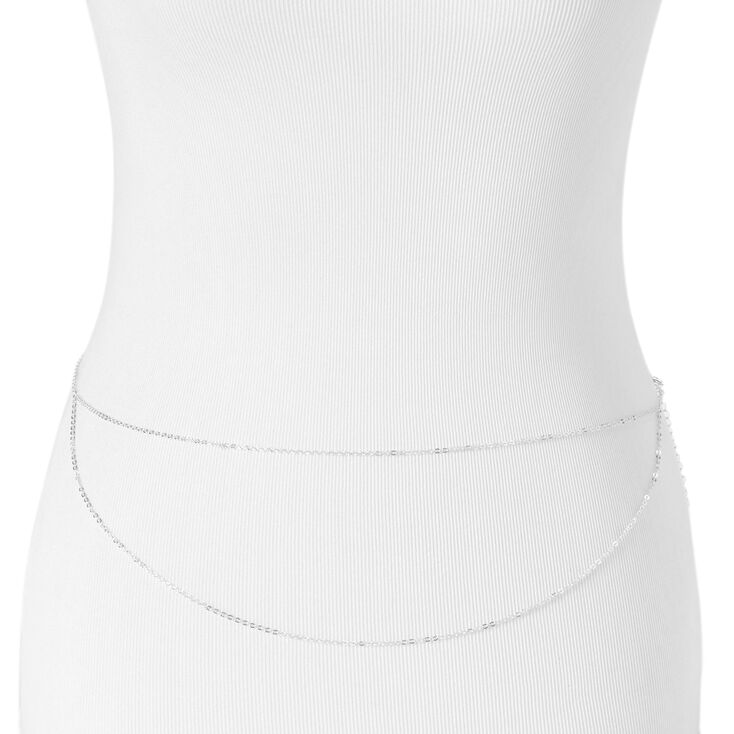 Silver Multi-Strand Belly Chain,