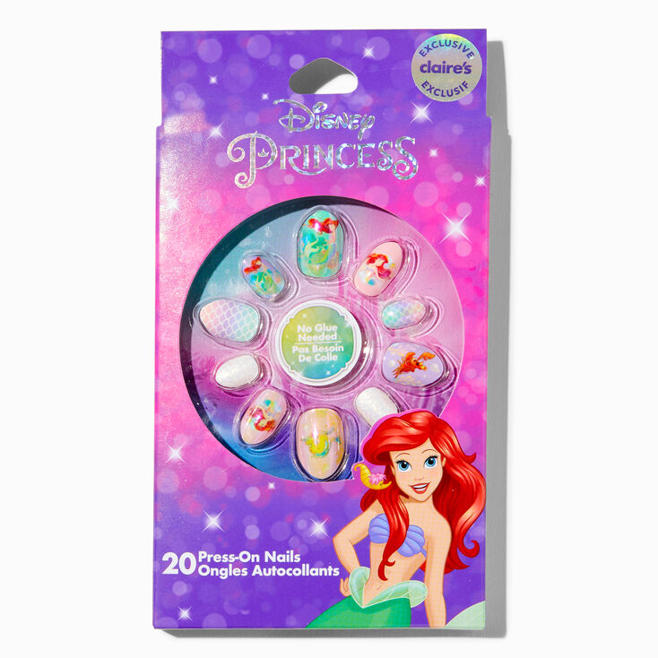 &copy;Disney Princess Claire&#39;s Exclusive The Little Mermaid Press On Faux Nail Set - 20 Pack,
