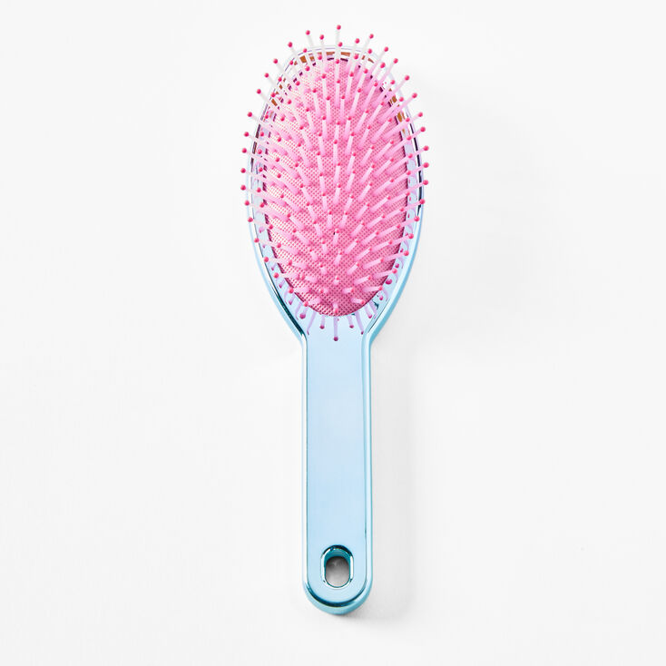 Initial Paddle Hair Brush - Blue, L,