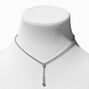 Parure de bijoux pendants en zircon cubique couleur argent&eacute;e - Lot de 2,