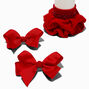 Lot d&rsquo;accessoires pour cheveux vari&eacute;s &eacute;conomiques rouges - Lot de 6,