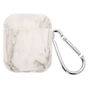White Marble Silicone Earbud Case Cover - Compatible With Apple AirPods&reg;,