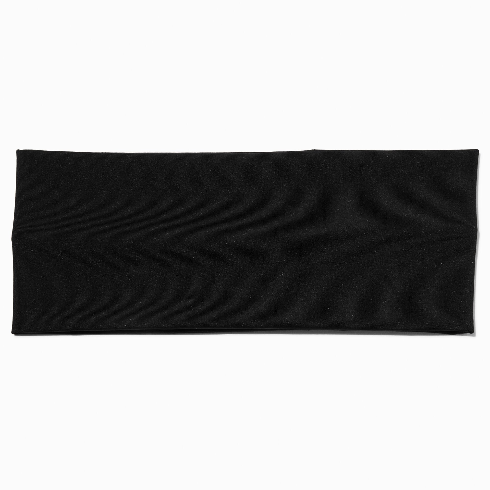 Black Athletic Headwrap,