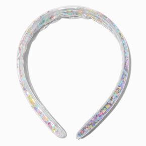 Claire&#39;s Club Iridescent Heart Shaker Headband,