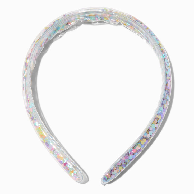 Serre-t&ecirc;te shaker c&oelig;ur iridescent Claire&#39;s Club,