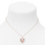 Claire&#39;s Club Rose Gold Pink Pearl Heart Jewelry Set - 3 Pack,