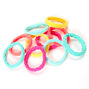 Claire&#39;s Club Neon Honeycomb Hair Bobbles - 10 Pack,