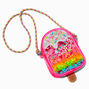 Claire&#39;s Club Rainbow Ice Lolly Shaker Crossbody Bag,