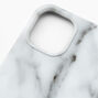Coque de protection pour portable blanche effet marbr&eacute; - Compatible avec iPhone&nbsp;12 Pro Max,