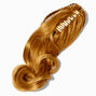 Caramel Blonde Braided Faux Hair Claw,