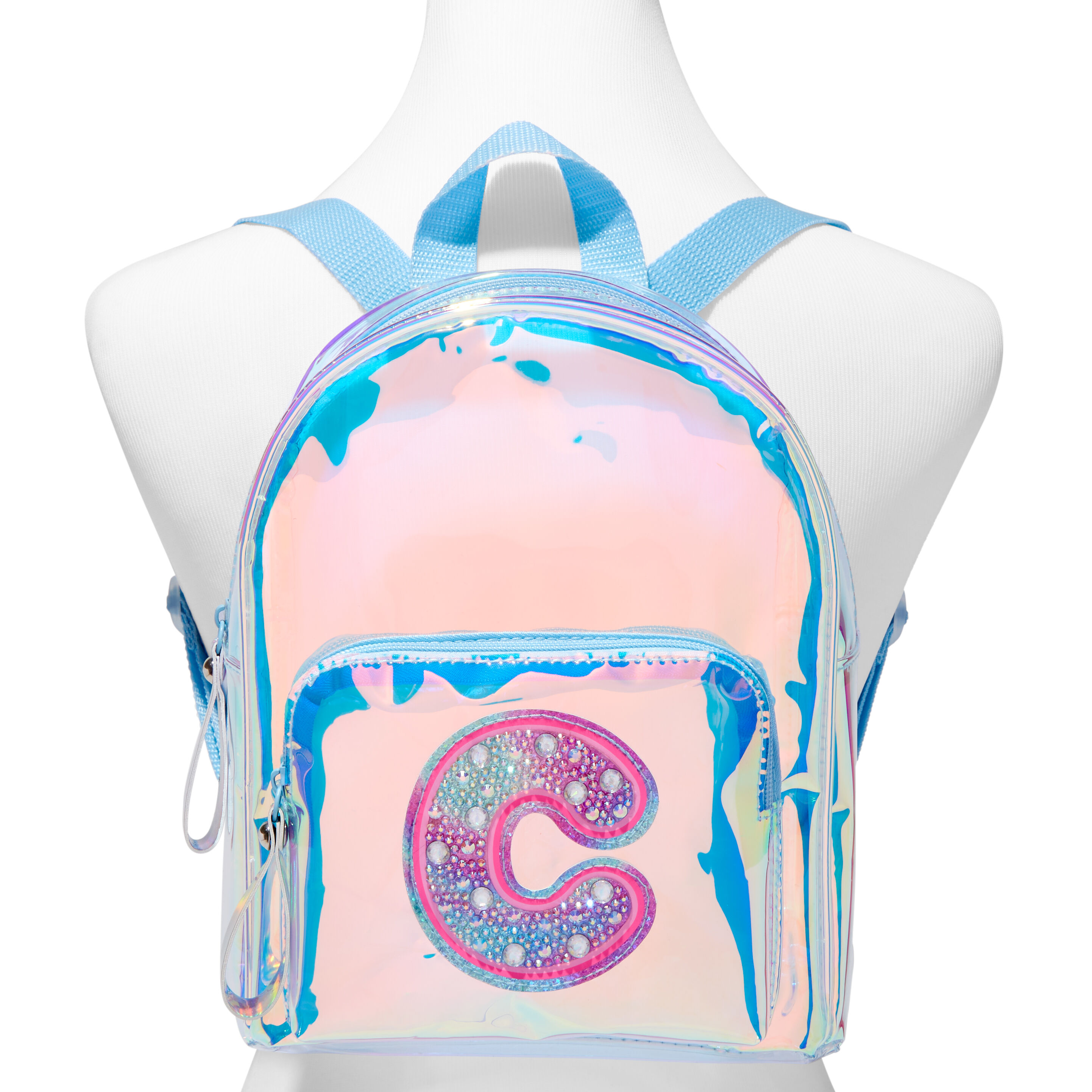 Holographic Initial Mini Backpack C