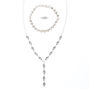 Claire&#39;s Club Silver Rhinestone Jewellery Set - 3 Pack,