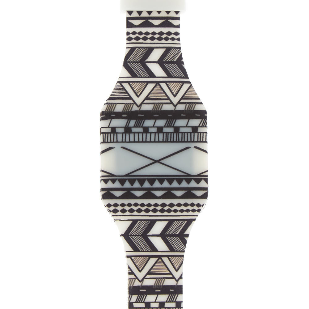 Aztec LED Watch - White,