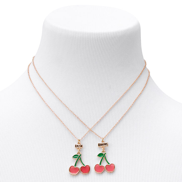 Best Friends Cherry Pendant Necklaces - 2 Pack,