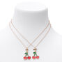Best Friends Cherry Pendant Necklaces - 2 Pack,