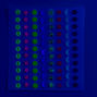 Glow in the Dark Hair Gems - 80 Pack,