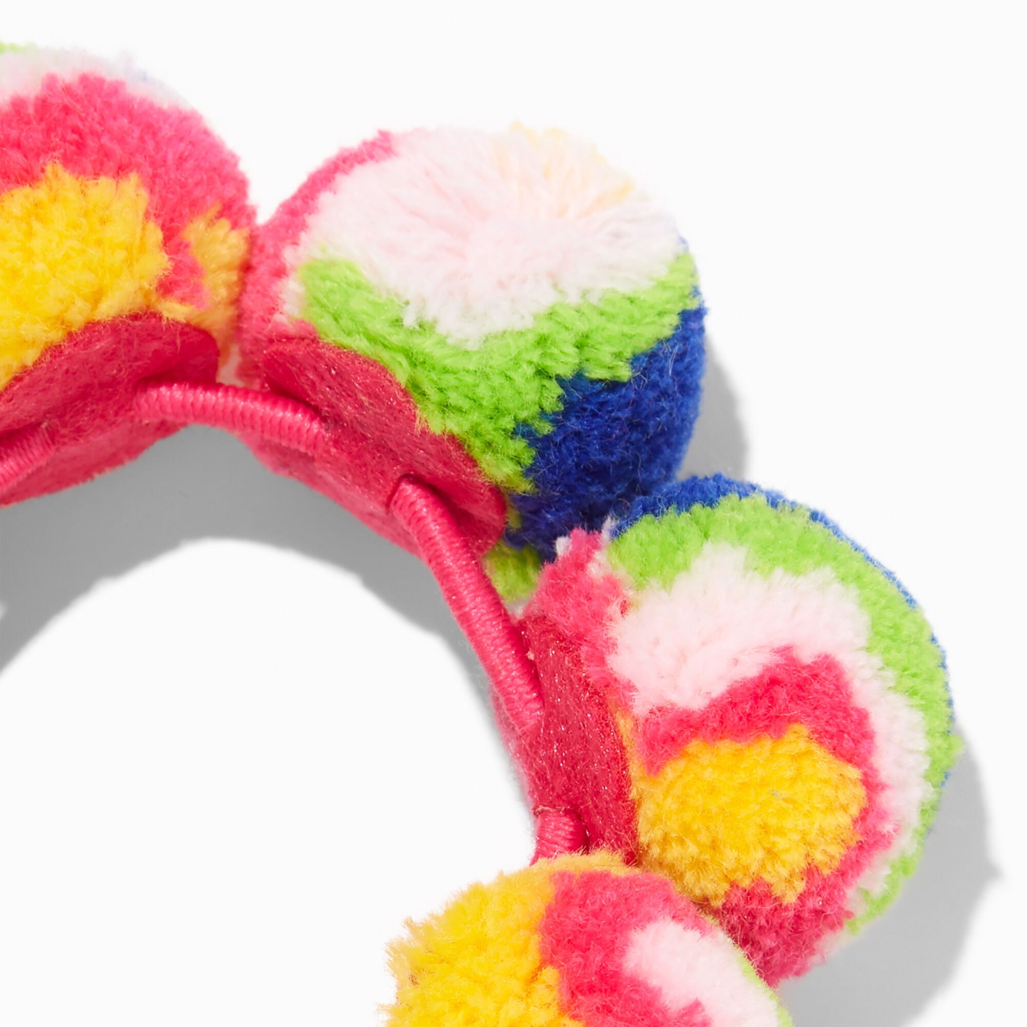 Yarn Ball Pom Pom Hair Tie,