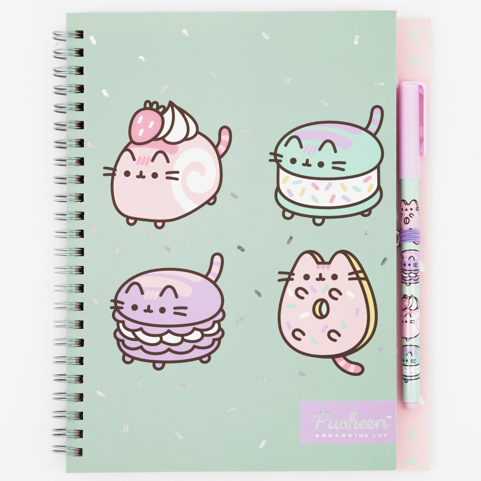Claire's Carnet Pusheen® desserts sucrés - Vert menthe