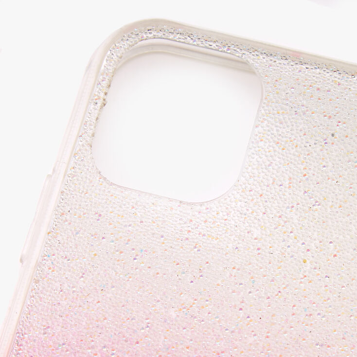 Bright Pink Ombre Caviar Glitter Phone Case - Fits iPhone&reg; 11,