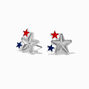 Stars &amp; Stripes Starburst Stud Earrings,