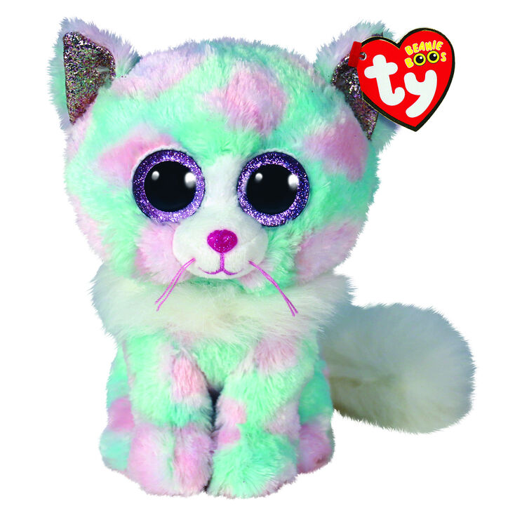 Ty&reg; Beanie Boos Opal the Cat Plush Toy,