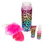 Rainbow Leopard Water Bottle Bath Set,