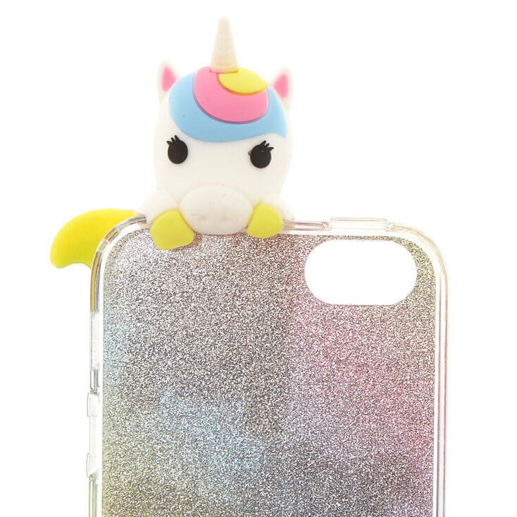 Coque de portable licorne en relief &laquo;&nbsp;Let&#39;s Poop Magic&nbsp;&raquo; - Compatible avec iPhone 6/7/8,