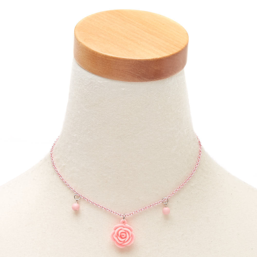 Claire's Club Rose Jewellery Set - Pink,